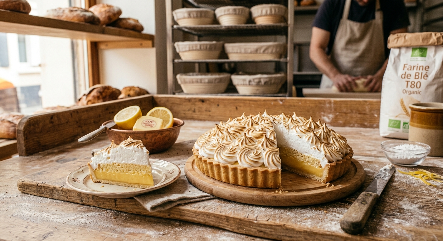 Tarte au citron meringuée