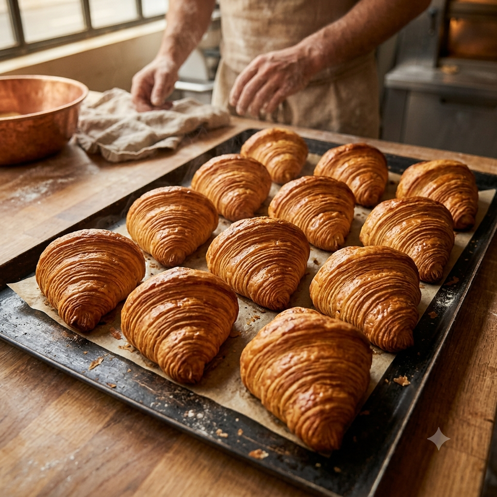 Croissants dorés